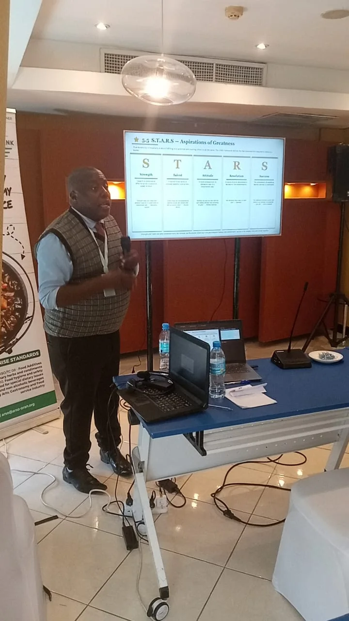 Mr. Ayub Kato facilitating service excellence training